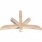 Ekena Millwork Alberta Smooth Timber Gable Bracket, Douglas Fir, 48"W x 32"H x 3 1/2"D x 3 1/2"F, 16/12 Pitch GBW048X32X0404ALB00SDF - alternate 2